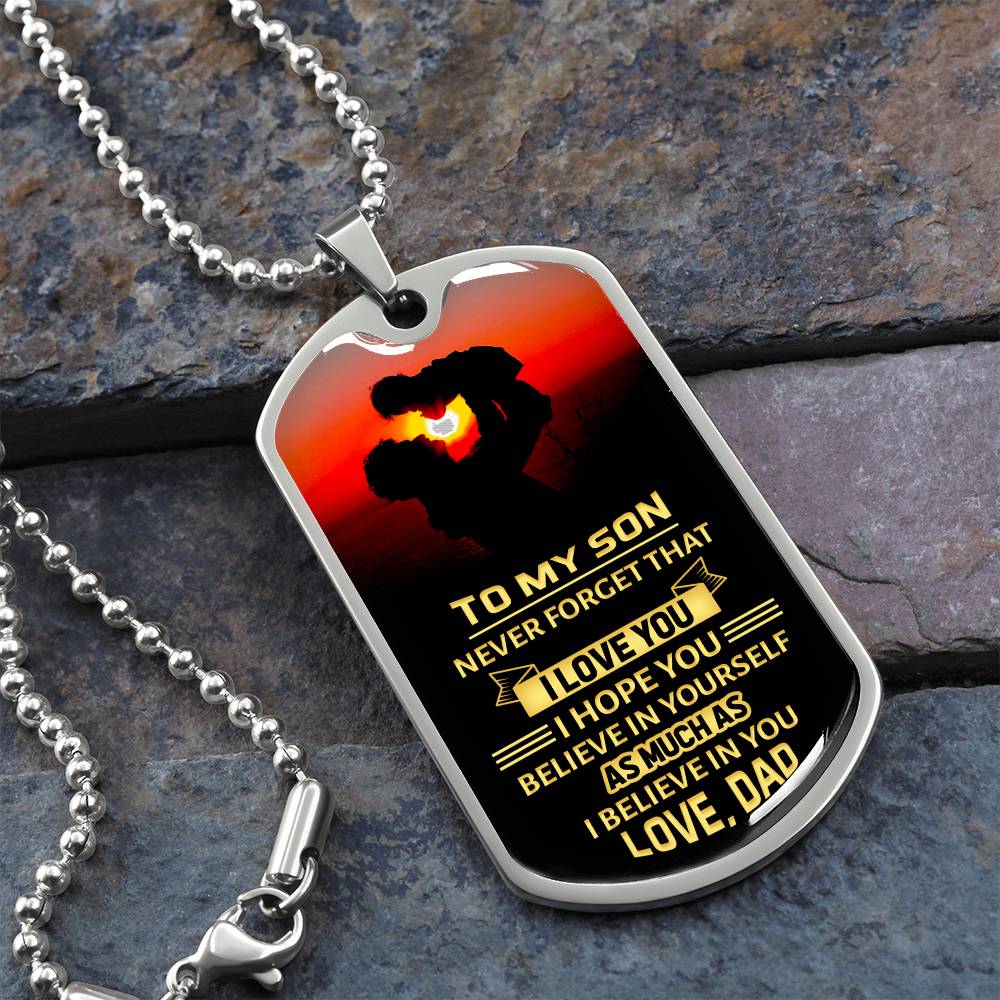 Son - Never Forget That I - Dog Tag