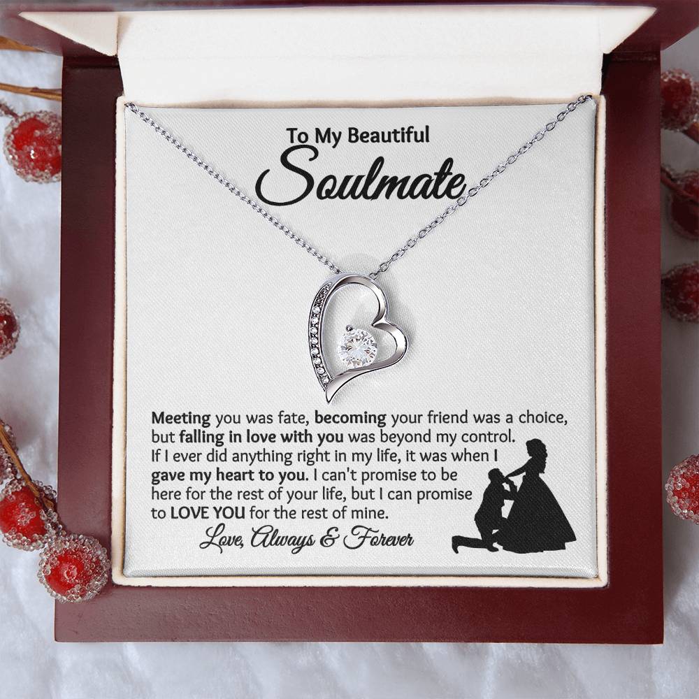 Soulmate - Falling In Love With You - Forever Love Necklace - [WbBt1[