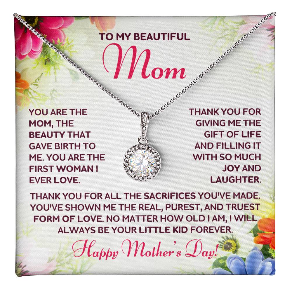 Happy Mother's Day - Always Be Your Little Kid - Eternal Hope Necklace
