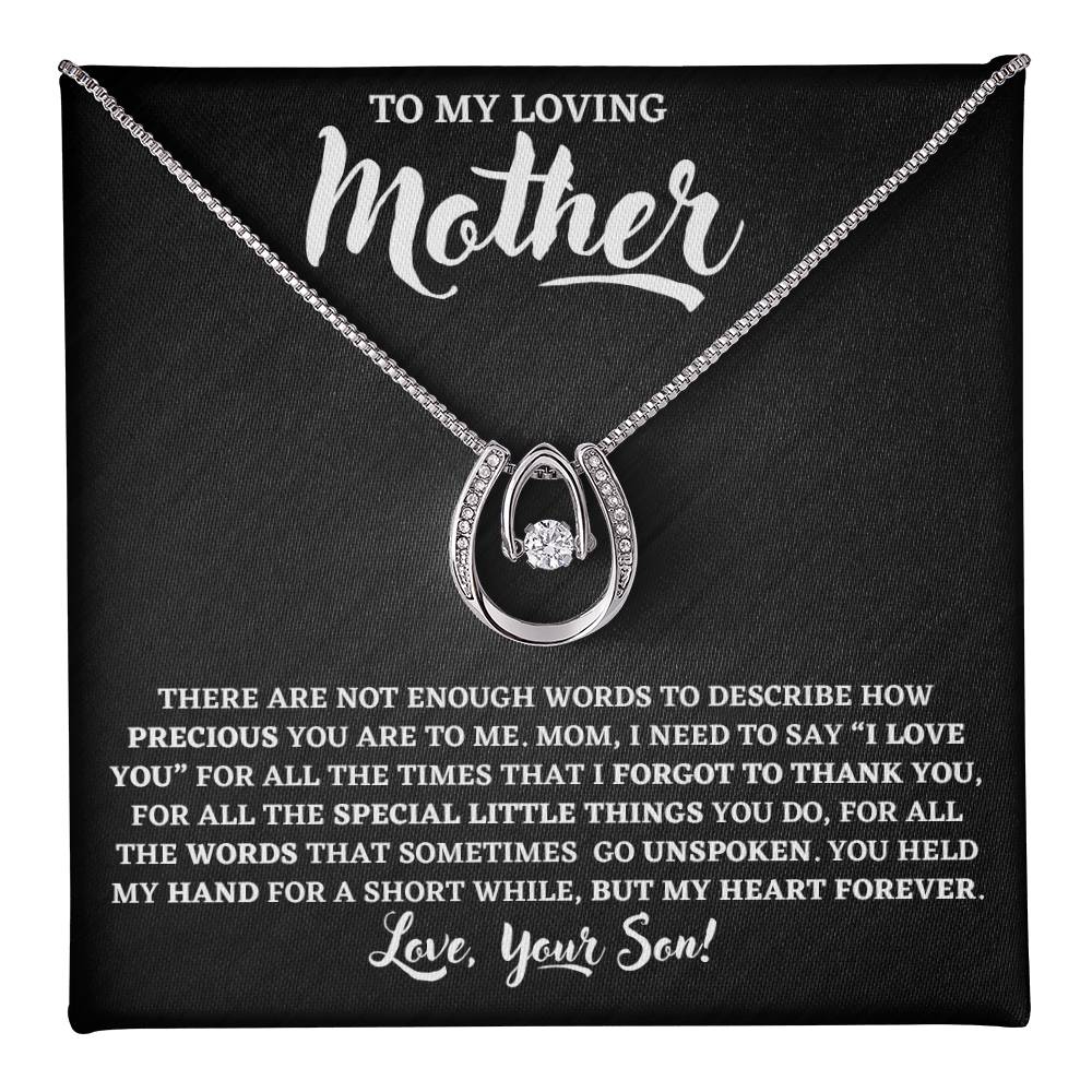 Mom - For All Special Little Things, Thank You - Lucky In Love Necklace