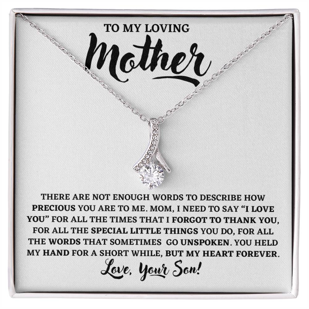 Mom - For All Special Little Things, Thank You - Alluring Beauty Necklace
