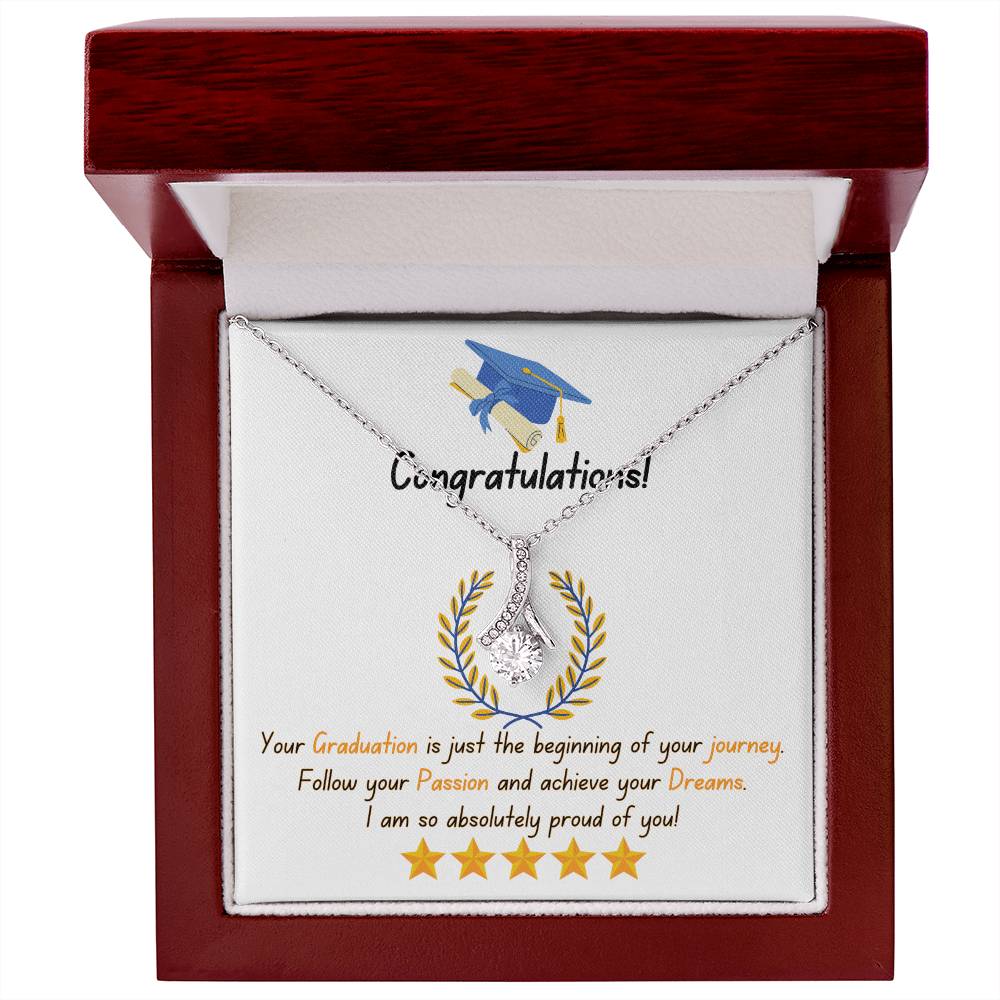 Graduation - Beginning Of Your Journey - Alluring Beauty Necklace