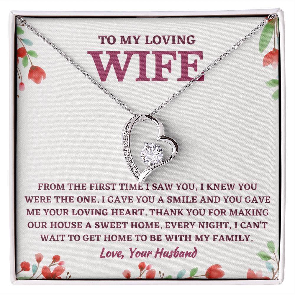 Wife - You Make Our House A Sweet Home - Forever Love Necklace
