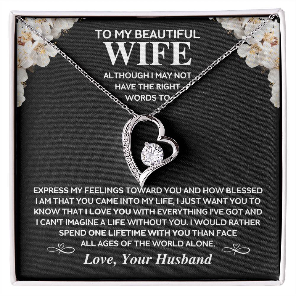 Wife - I Prefer One Lifetime With You - Forever Love Necklace