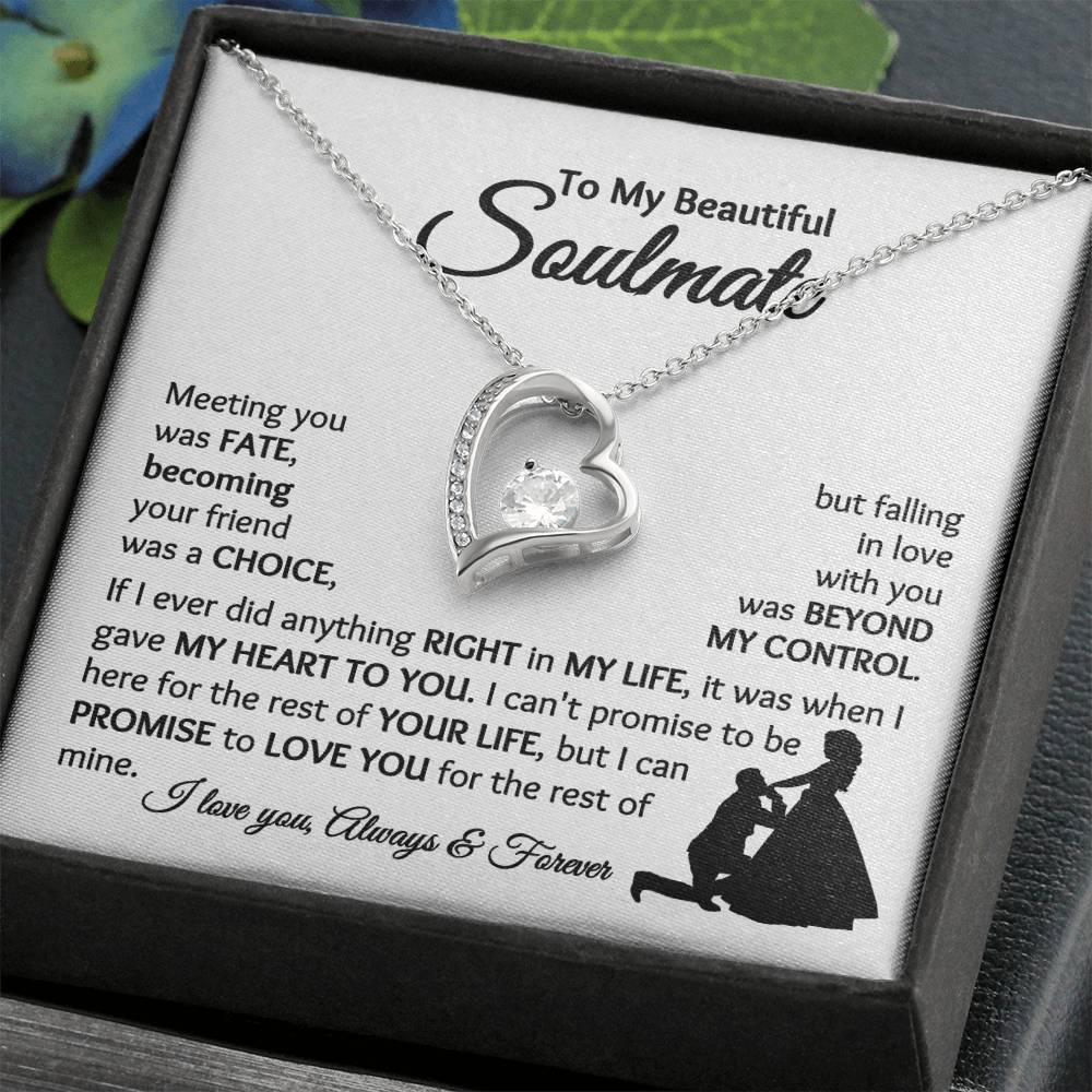 Soulmate - Falling In Love With You - Forever Love Necklace - [WbBt]