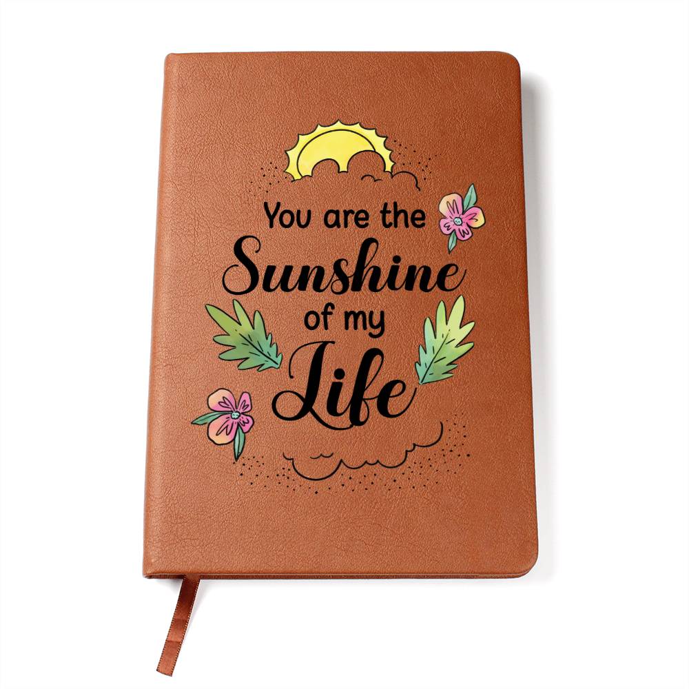 Sunshine Of My Life Leather Journal
