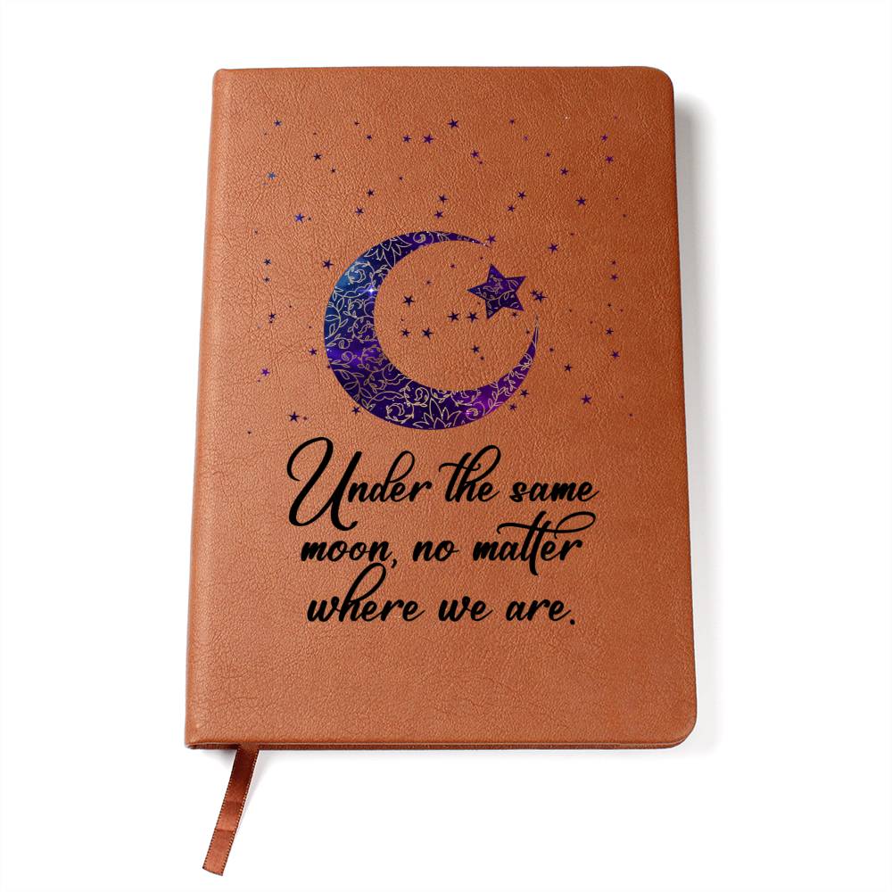 Under The Same Moon Leather Journal