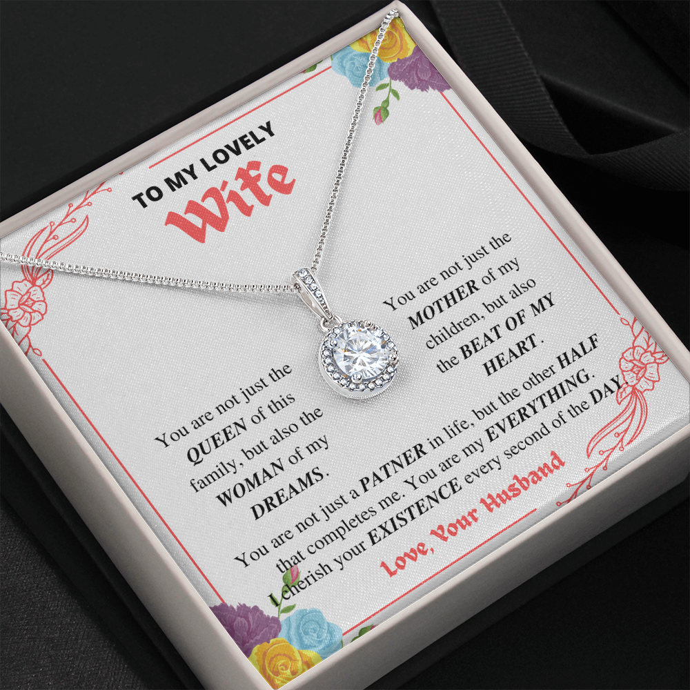 Wife - The Queen of My Dreams - Eternal Love Necklace