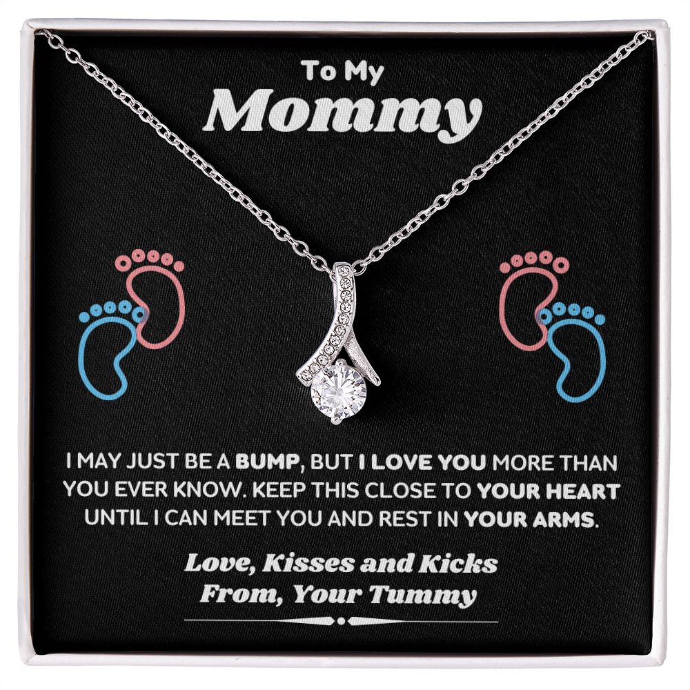 Mommy - Love Kisses and Kicks - Alluring Beauty Necklace