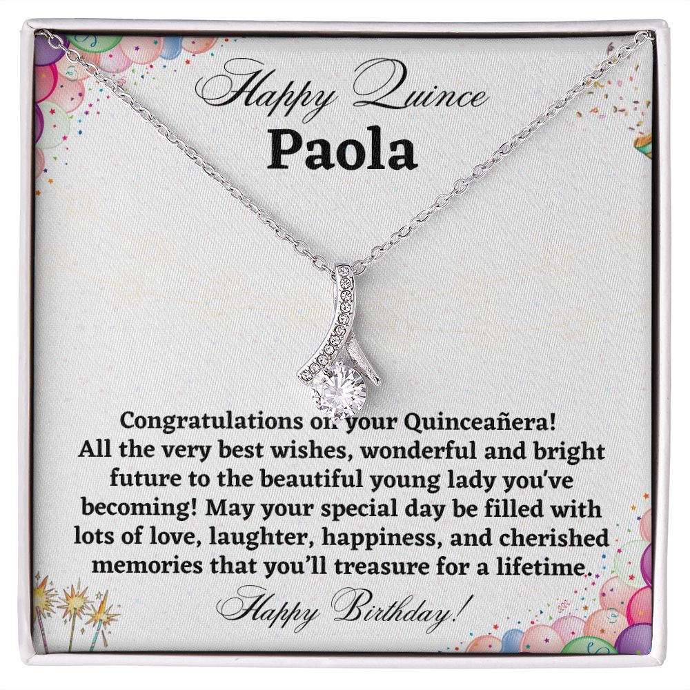 Happy Birthday - Happy Quince - Alluring Beauty Necklace