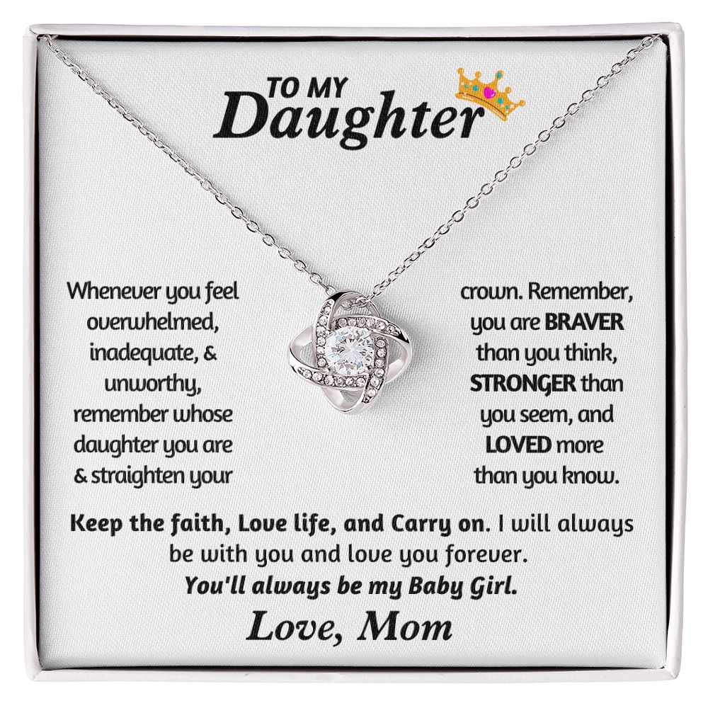 Daughter - Whenever You Feel - Love Knot Necklace