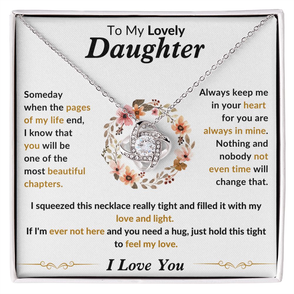 Daughter - Love And Light - Forever Love Knot Necklace