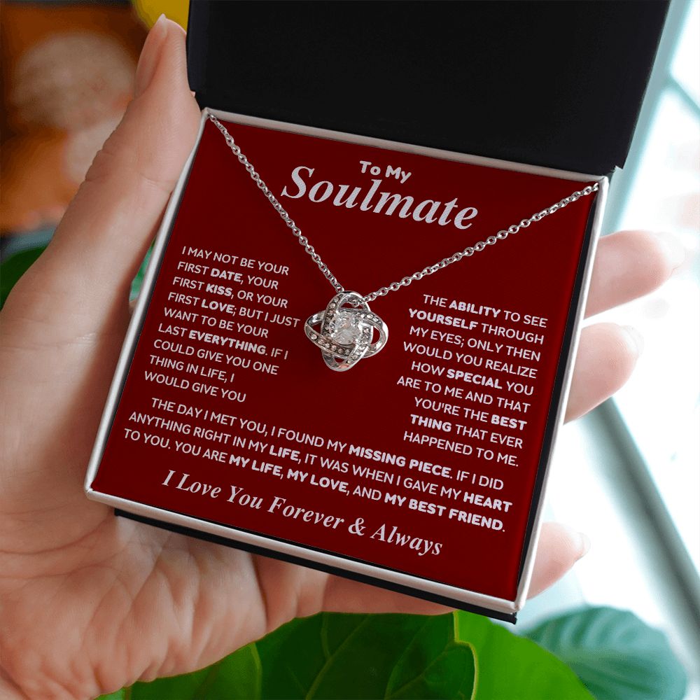 Soulmate - My Missing Piece - Love Knot Necklace