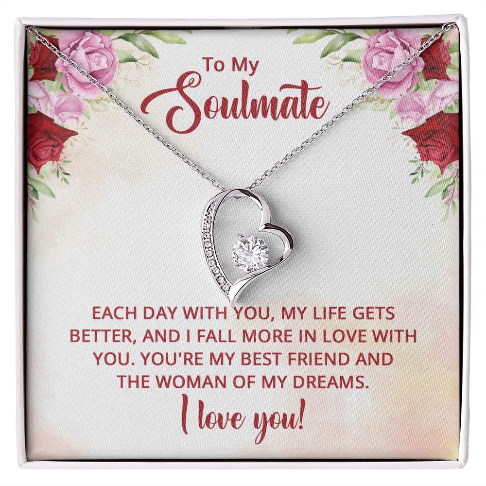 Soulmate - I Love You More - Forever Love Necklace