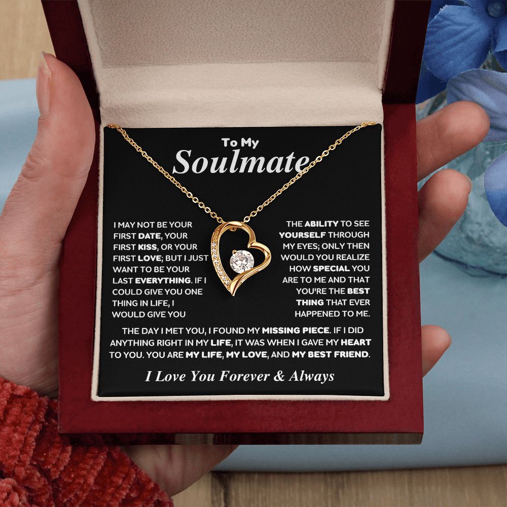 My Soulmate, My Missing Piece Forever Love Necklace