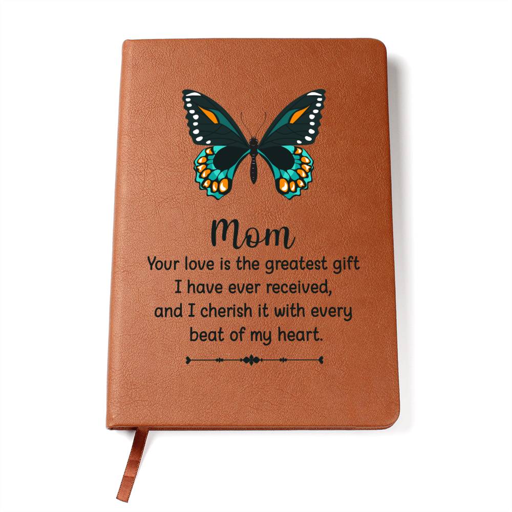 Mom's Love Leather Journal