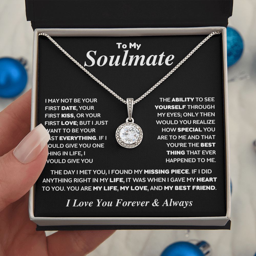 My Soulmate, My Missing Piece Eternal Hope Necklace