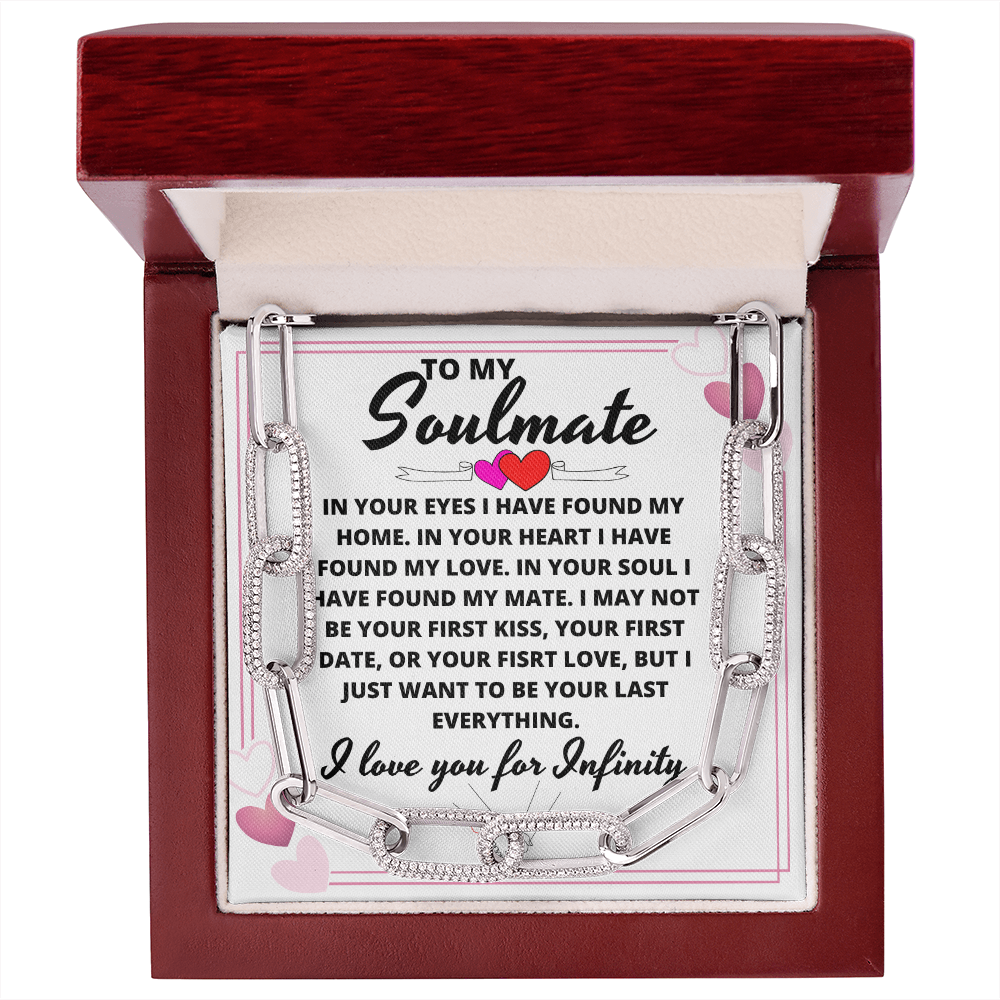 To My Soulmate - Seven Hundred Reasons Linked Necklace