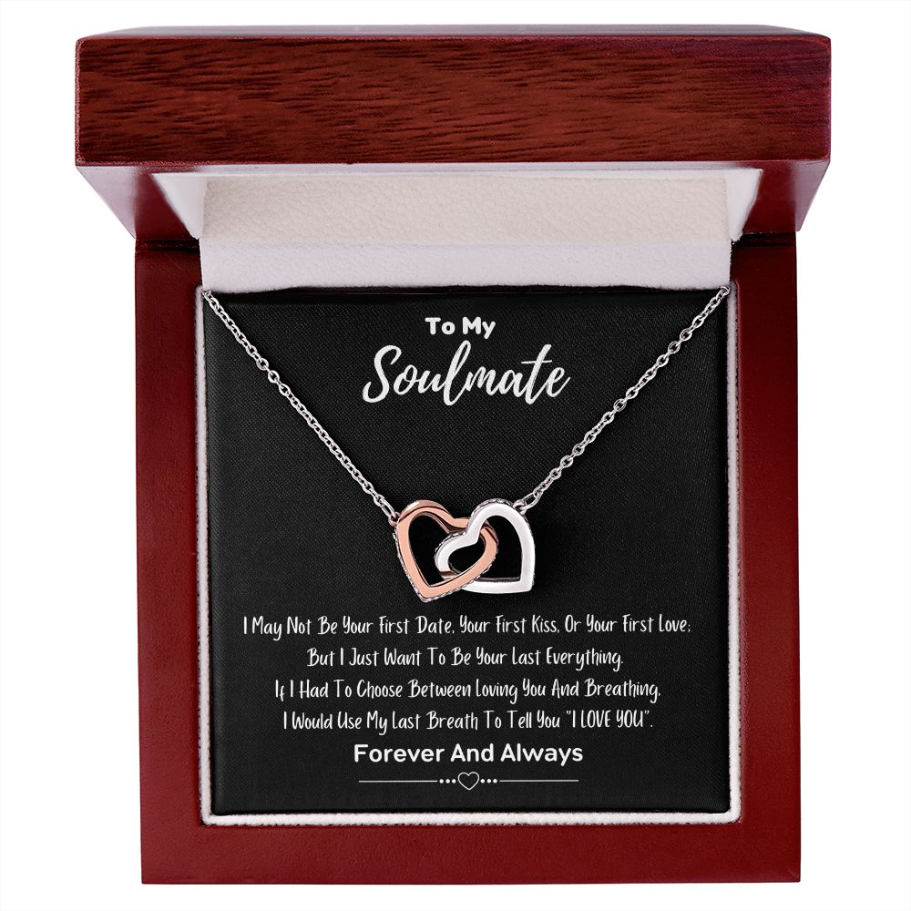 Soulmate - My Last Breath To Love You - Interlocking Hearts necklace