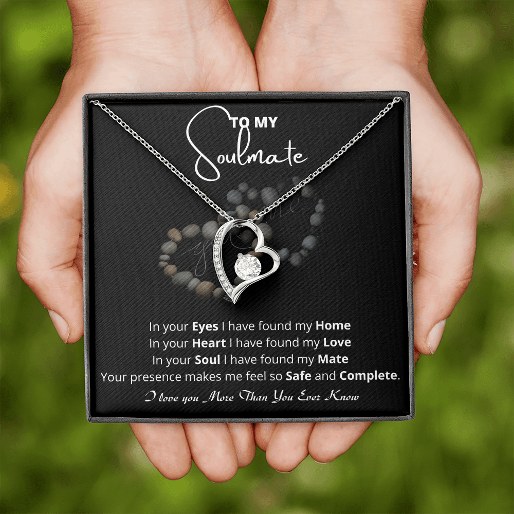 Soulmate - I love You More Than You Ever Know - Forever Love Necklace