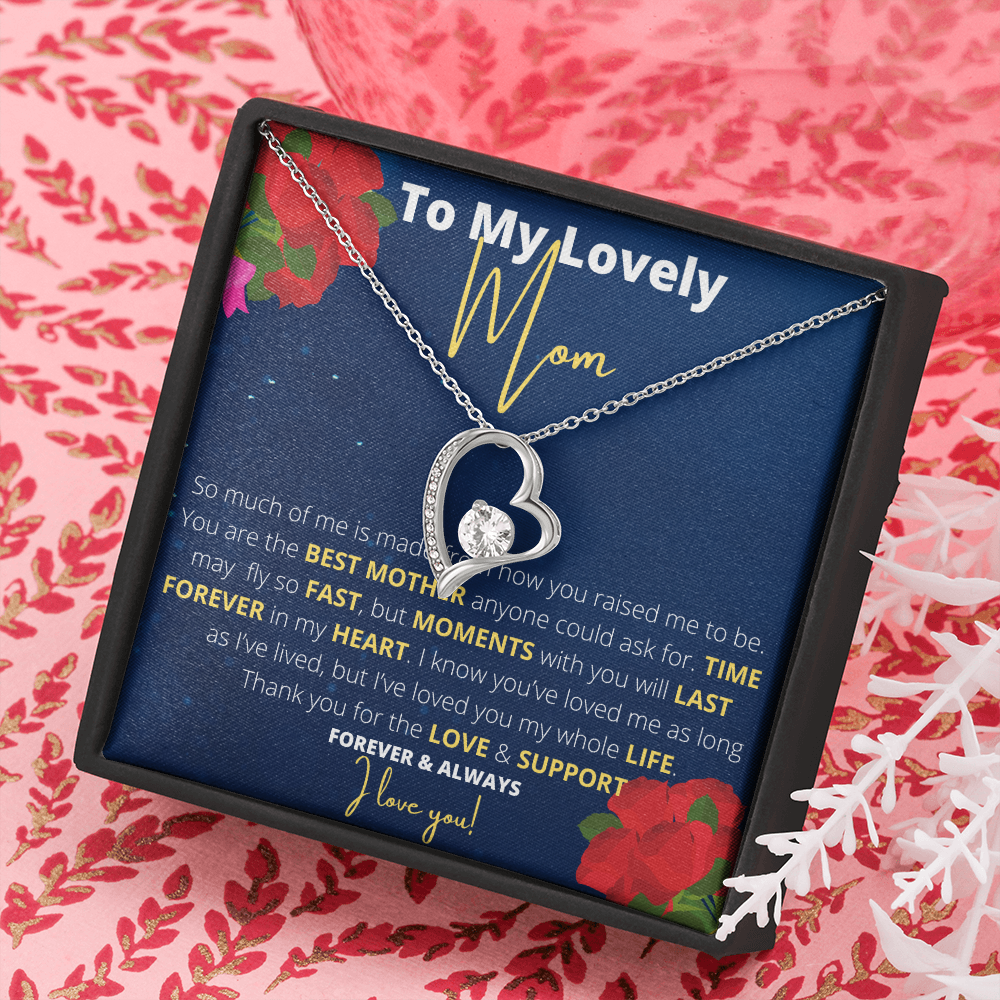 To My Lovely Mom - I love you | Forever Love Necklace